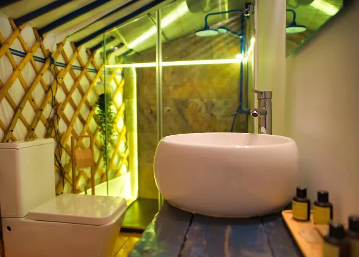 Glamping El Jardin De Delizias Valle Del Jerte (adults Only) Luxusní stan